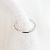 Sterling Silver Circle Ear Cuff