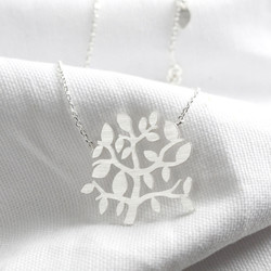 Silver Family Tree Necklace