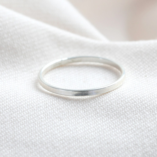 Sterling Silver Thin Band Ring 