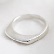 Lisa Angel Ladies' Sterling Silver Thin Geometric Ring