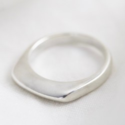 Sterling Silver Thin Geometric Ring