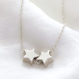 Lisa Angel Delicate Sterling Silver Star Bead Necklace