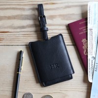 Personalised Stackers Black Luggage Tag