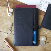 Stackers Black Passport Sleeve