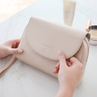 Stackers Blush Pink Wrap Around Make Up Bag