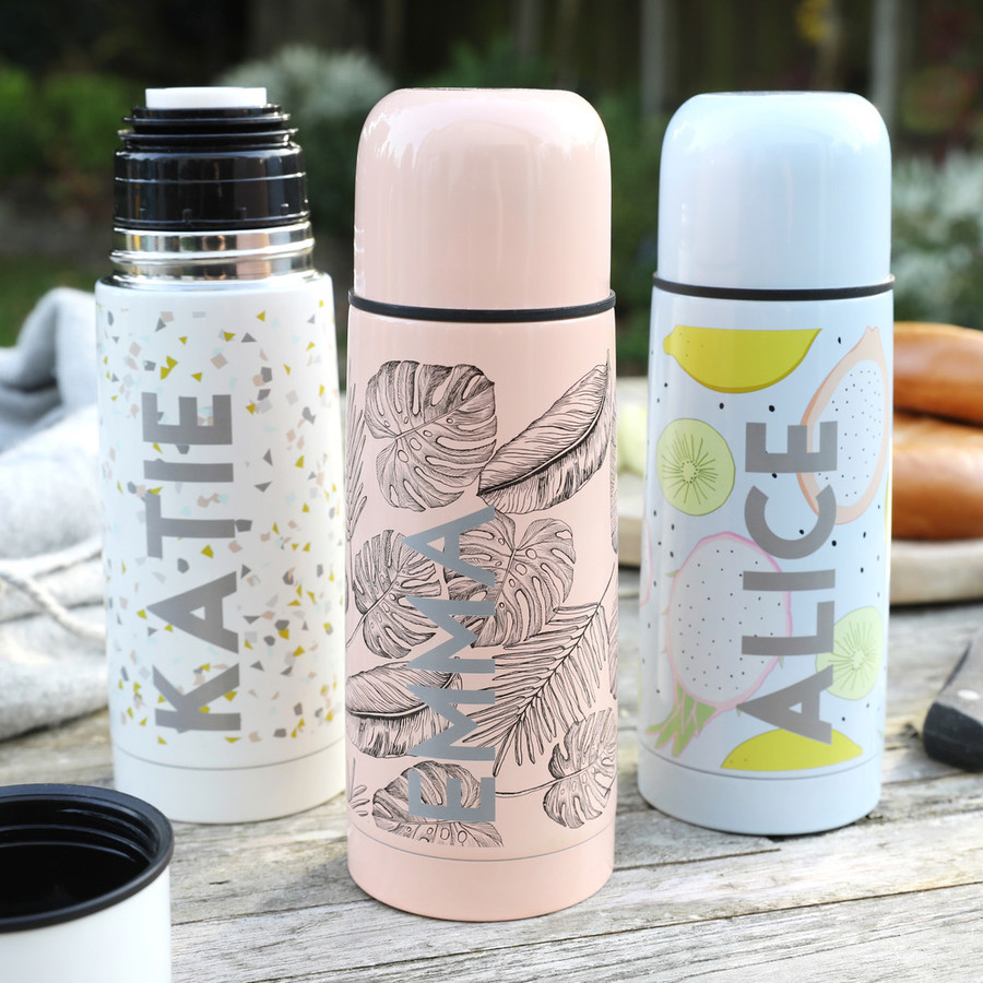 personalised photo thermos flask