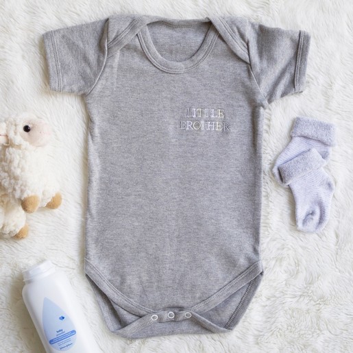 personalised embroidered baby grow