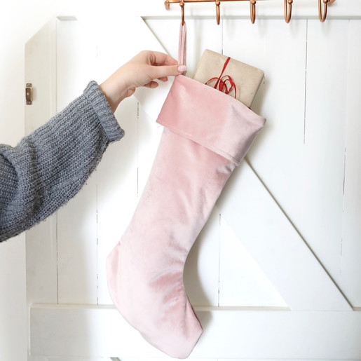 Pink stockings for christmas Clearance