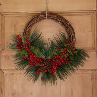Red Berry Christmas Wreath