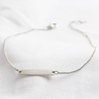 Sterling Silver ID Bracelet