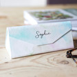 Teen's Personalised Name Pastel Watercolour Foldable Glasses Case