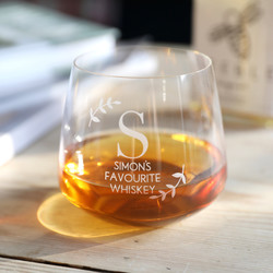 Personalised 'Favourite Whiskey' Glass