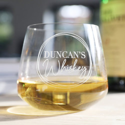 Personalised Name Whiskey Glass