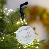 Personalised Constellation Marble Bauble