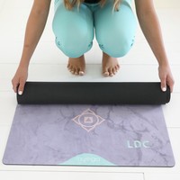 Personalised Chakra Luxurious Vegan Suede Yoga Mat