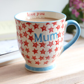 Sass & Belle Bohemian Stars 'Mum' Mug