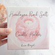 Lisa Angel Pink Himalayan Rock Salt Candle Holder Packaging