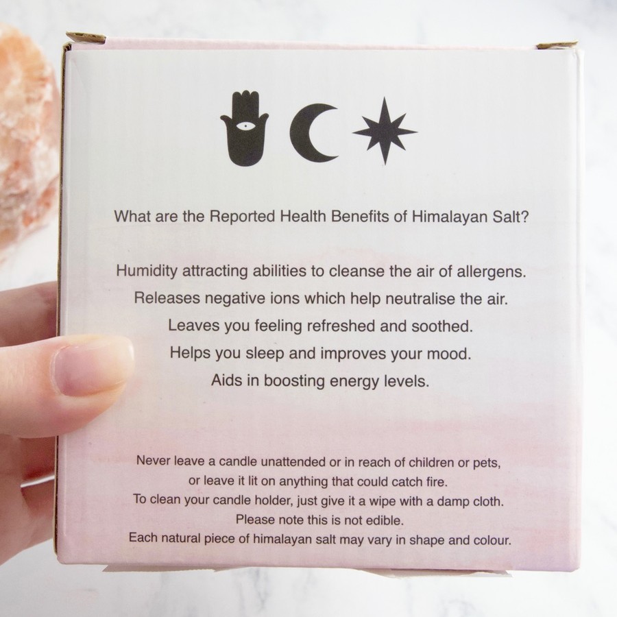 Himalayan Rock Salt Candle Holder Homeware Lisa Angel