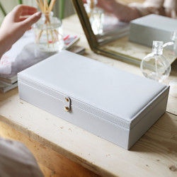 Large Grey Jewellery Box