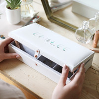 Personalised Floral Name Large Jewellery Box
