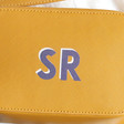 Lisa Angel Ladies' Personalised Initials Rectangular Crossbody Bags in Yellow