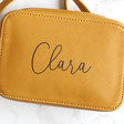 Lisa Angel Ladies' Personalised Rectangular Crossbody Bag in Yellow