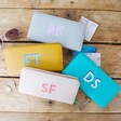 Lisa Angel Ladies' Personalised Block Initials Large Zip Around Wallet
