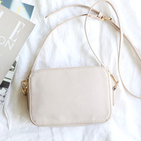 Rectangular Crossbody Bag in Pink