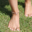 Lisa Angel Delicate Personalised Layered Beaded Anklet