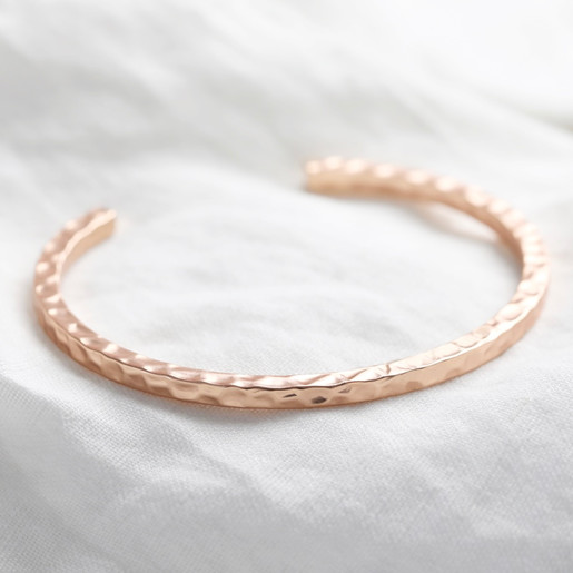 ladies rose gold bangle