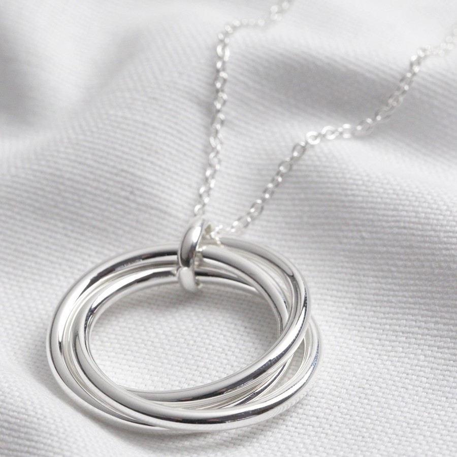 long silver pendant necklace