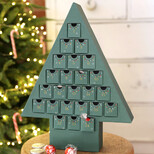 Fill Your Own Cardboard Christmas Tree Advent Calendar