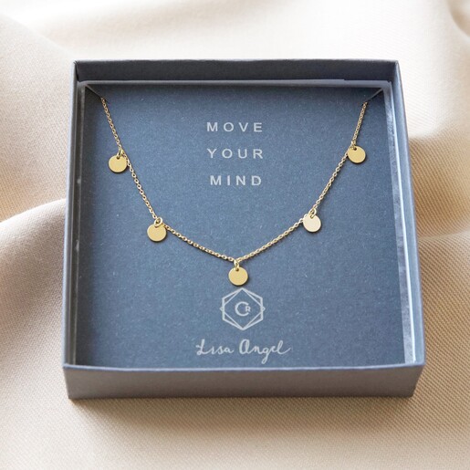 Carly Rowena Gold Sterling Multi Disc 