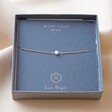 Carly Rowena Sterling Silver Opalite Bead Chain Bracelet in Packaging
