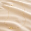 Lisa Angel Delicate Interlocking Stars Pendant Necklace in Gold