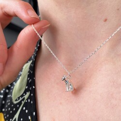 Silver Cat Necklace