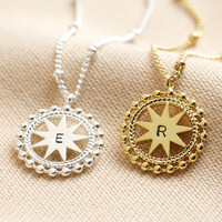 Personalised Dotted Star Pendant Necklace