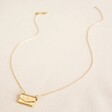 Lisa Angel Ladies' Gold Personalised Envelope Locket Necklace with Hidden Photo Charm