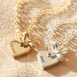 Lisa Angel Ladies' Personalised Tiny Bee Charm Choker Necklace