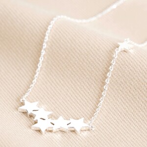Stars necklace in Silver