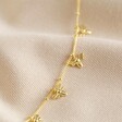 Lisa Angel Ladies' Tiny Bee Charms Necklace in Gold