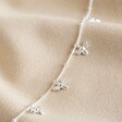 Lisa Angel Tiny Bee Charms Necklace in Silver
