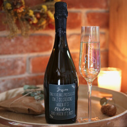 Personalised Christmas Prosecco Bottle