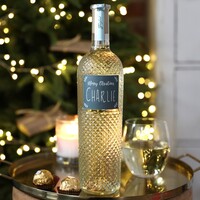 Personalised Festive 'Merry Christmas' Freixenet Wine