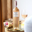 Lisa Angel Personalised 'Happy Birthday' Bottle of Freixenet Wine