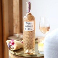 Personalised 'Happy Birthday' Freixenet Wine