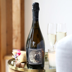 Personalised Photo 'Congratulations' Prosecco
