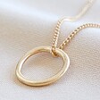 Lisa Angel Ladies' Organic Style Hoop Necklace in Gold