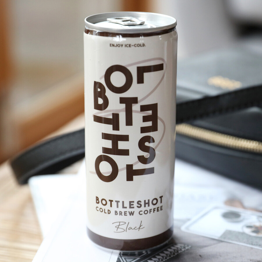 Can of Bottleshot Cold Brew Coffee Lisa Angel