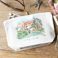 Owen Mathers Illustrated Norwich River Wash Bag